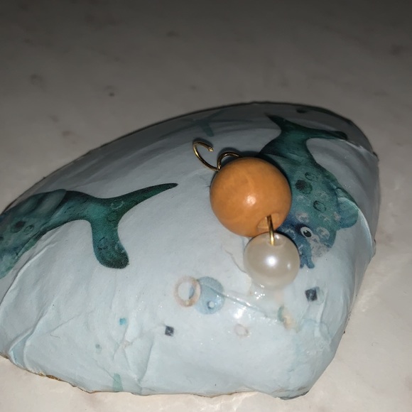 Decoupage Fish with a Hook Decorative Accent or Trinket Tray - Picture 6 of 14